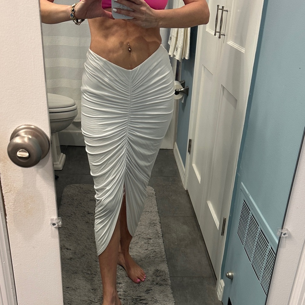 Bailey 44 White “Santorini” skirt